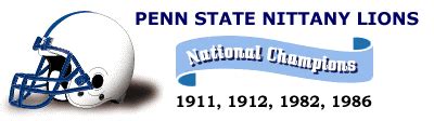 penn state championships|penn state football history database.